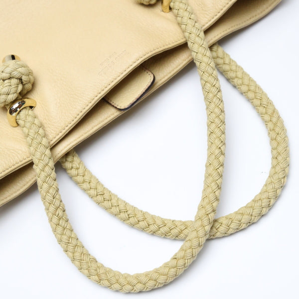 ケイトスペード Kate Spade トートバッグ
ハンドバッグ 丸編みロープハンドル ベージュ 【SS】
【中古】