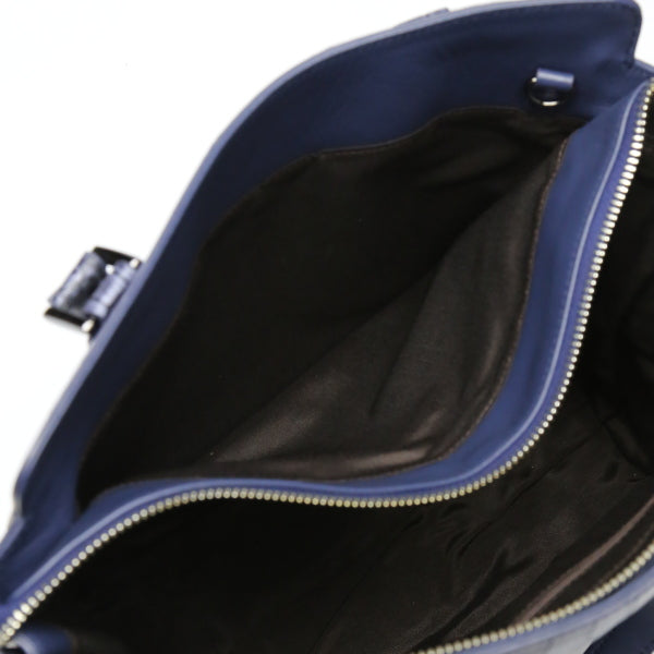クロコダイル CROCODILE ハンドバッグ
2WAY ショルダーストラップ付 クロコダイル LB-3055 ネイビー 【SS】