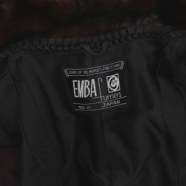 エンバ EMBA その他アウター
毛皮コート ハーフコート シェアードミンク ダークブラウン 【SS】
【中古】