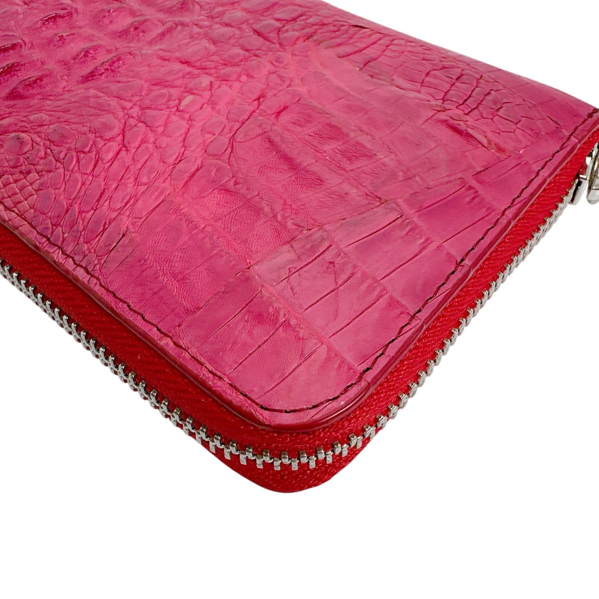 カイマン CAIMAN 長財布
ラウンドファスナー長財布 カイマン マットクロコダイル カイマン K52653 ルビー 【SS】
【中古】