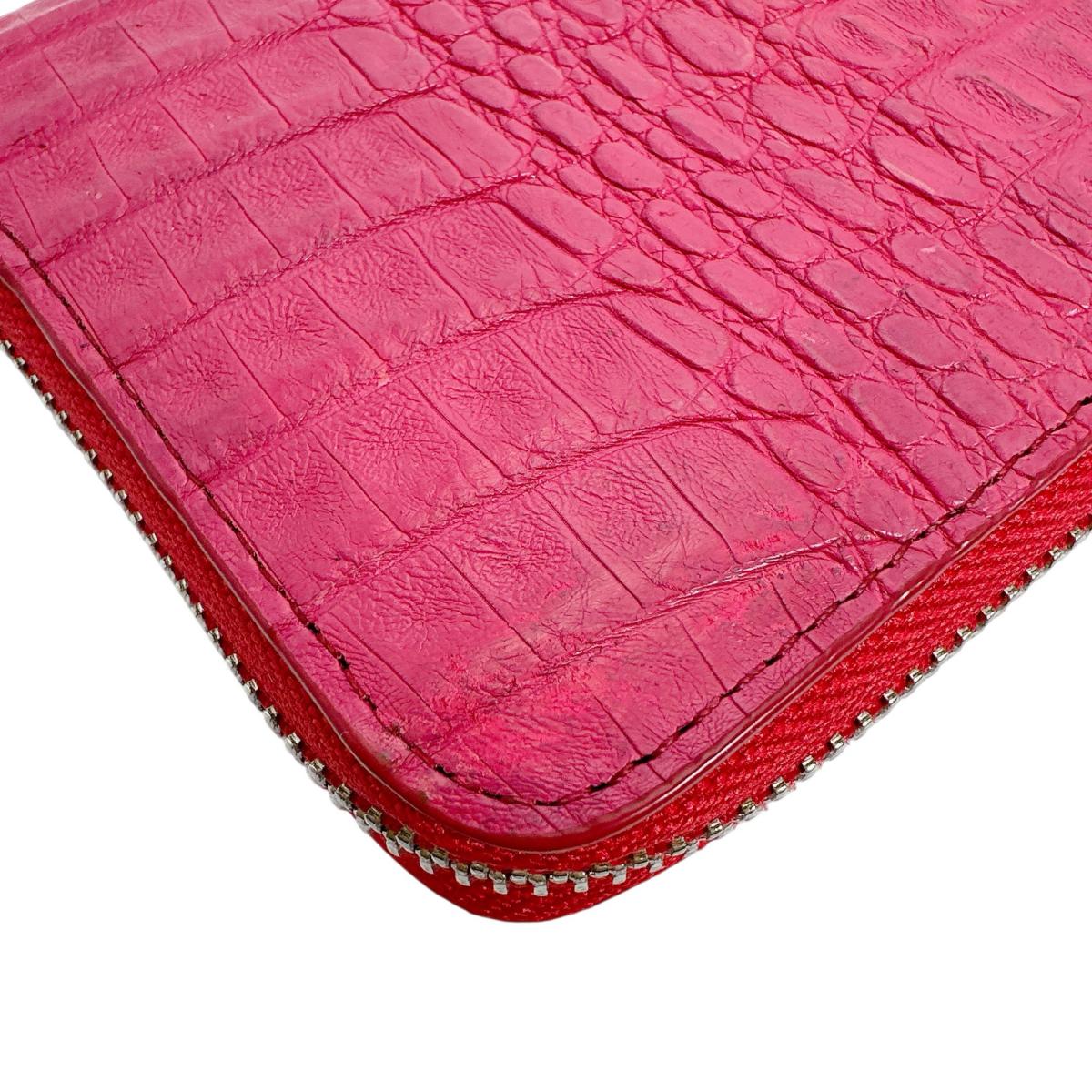 カイマン CAIMAN 長財布
ラウンドファスナー長財布 カイマン マットクロコダイル カイマン K52653 ルビー 【SS】
【中古】