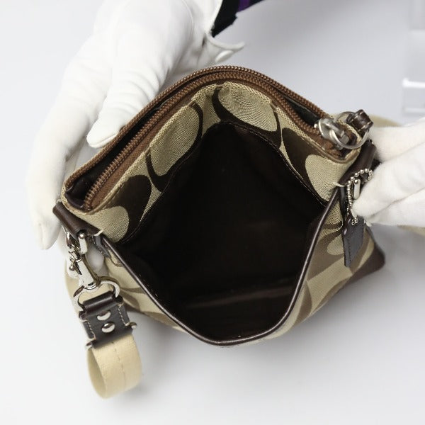 コーチ COACH ショルダーバッグ
スウィングバッグ シグネチャー 斜め掛け レザー カーキ 【SS】
【中古】