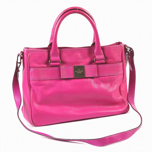 ケイトスペード Kate Spade ショルダーバッグ
トートバッグ 斜めかけ 2WAY ピンクパープル 【SS】
【中古】