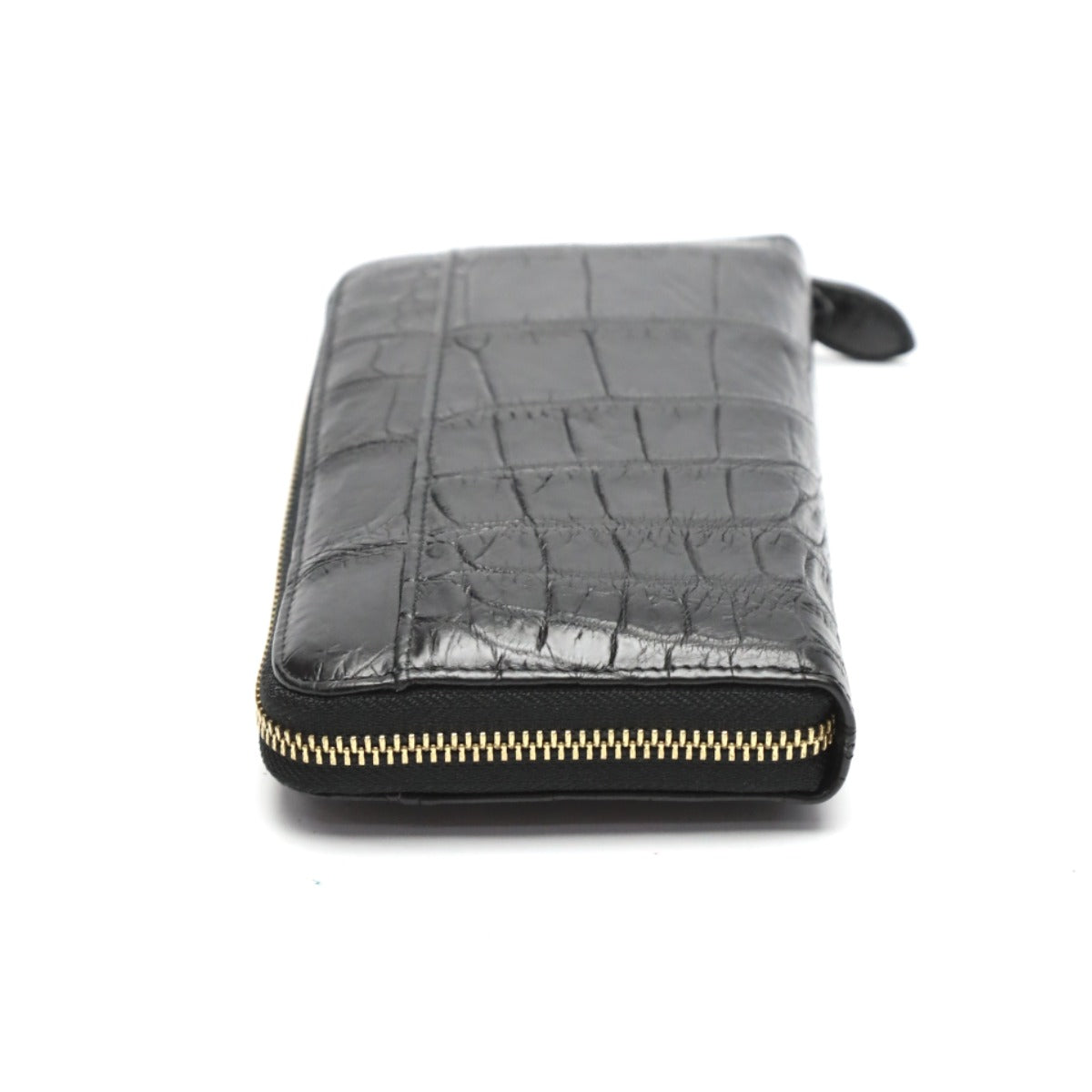 クロコダイル CROCODILE 長財布
マット 外ポケット付き ラウンドファスナー クロコダイル 0621 ブラック 【SS】