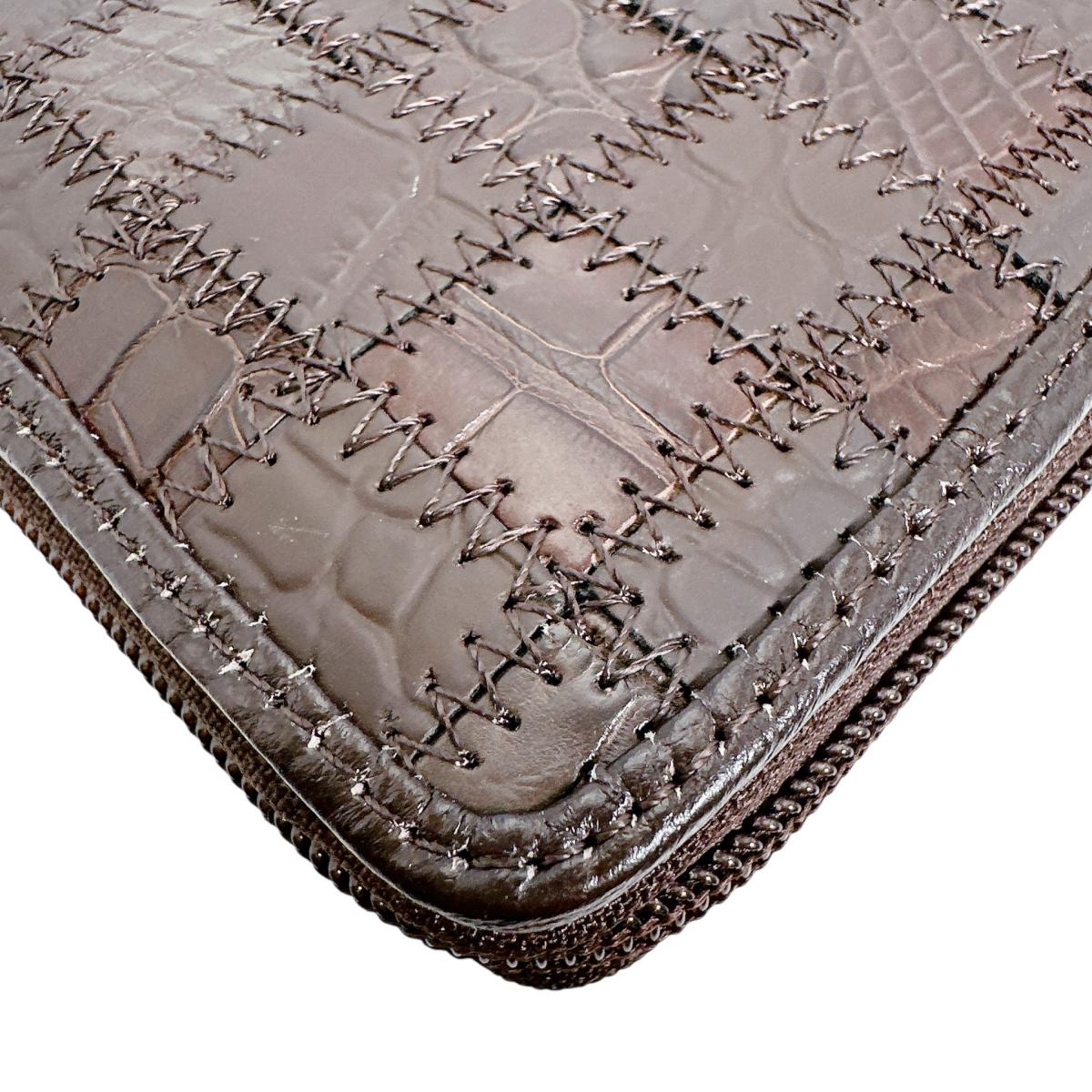 クロコダイル CROCODILE 長財布
ラウンドファスナー マット パッチワーク クロコダイル S-541 ニコチン 【SS】
【中古】