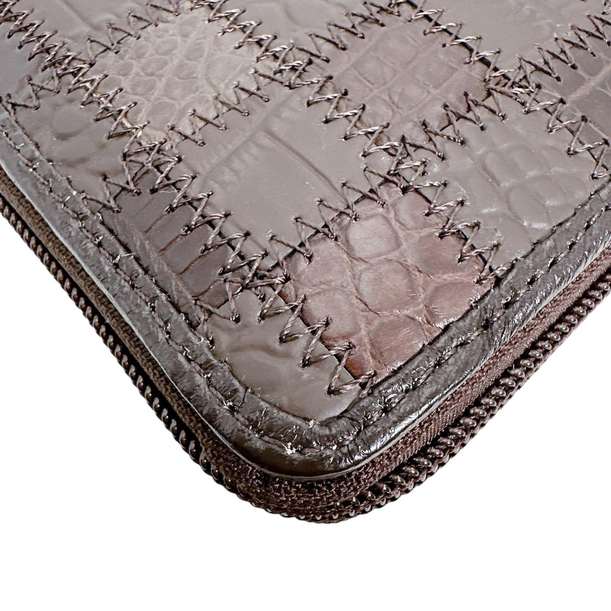 クロコダイル CROCODILE 長財布
ラウンドファスナー マット パッチワーク クロコダイル S-541 ニコチン 【SS】
【中古】