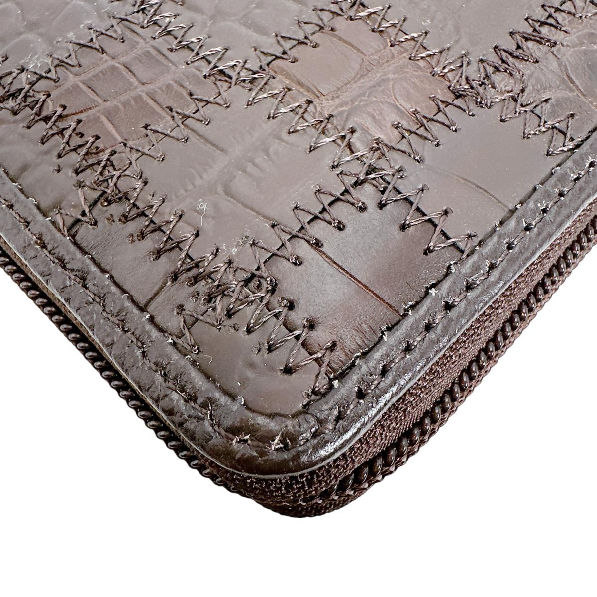 クロコダイル CROCODILE 長財布
ラウンドファスナー マット パッチワーク クロコダイル S-541 ニコチン 【SS】
【中古】