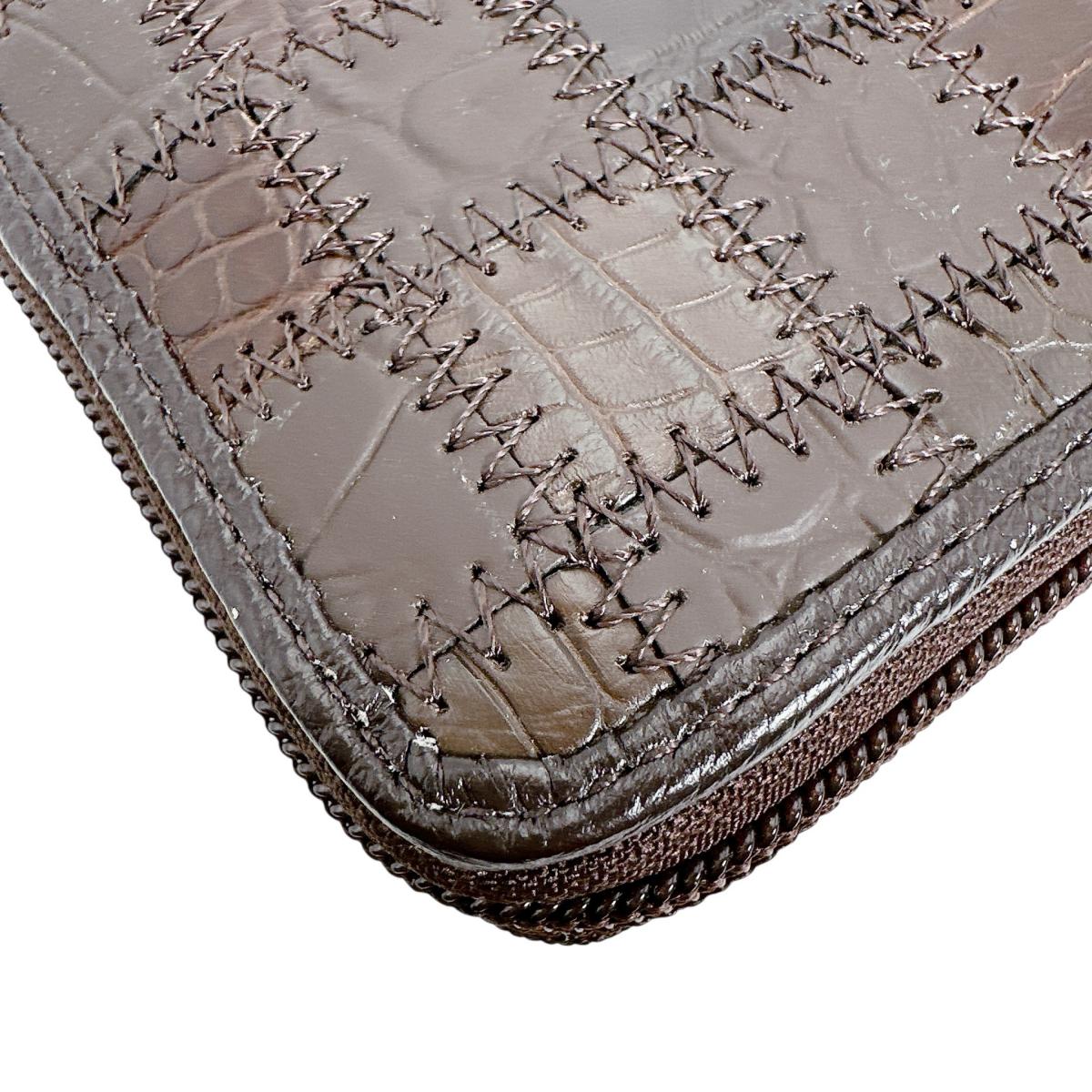 クロコダイル CROCODILE 長財布
ラウンドファスナー マット パッチワーク クロコダイル S-541 ニコチン 【SS】
【中古】
