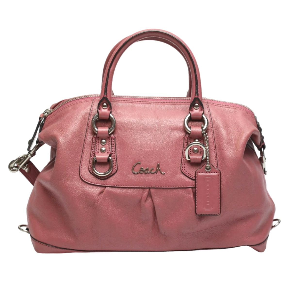 コーチ COACH ハンドバッグ
サッチェル ショルダーバッグ 2WAY レザー F15445 ピンク 【SS】
【中古】