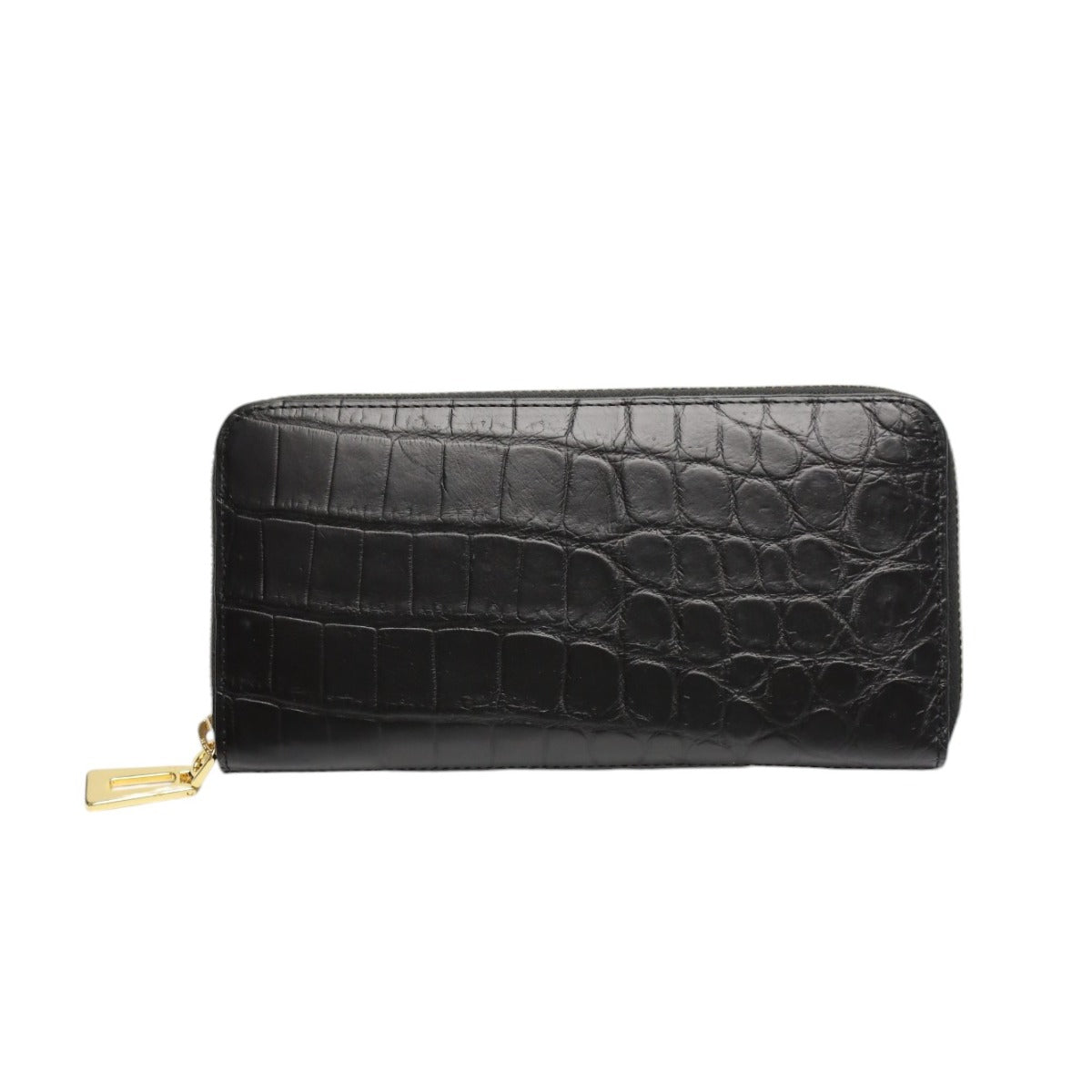 クロコダイル CROCODILE 長財布
ラウンドファスナー マット 外ポケット付 クロコダイル 52658 ブラック 【SS】