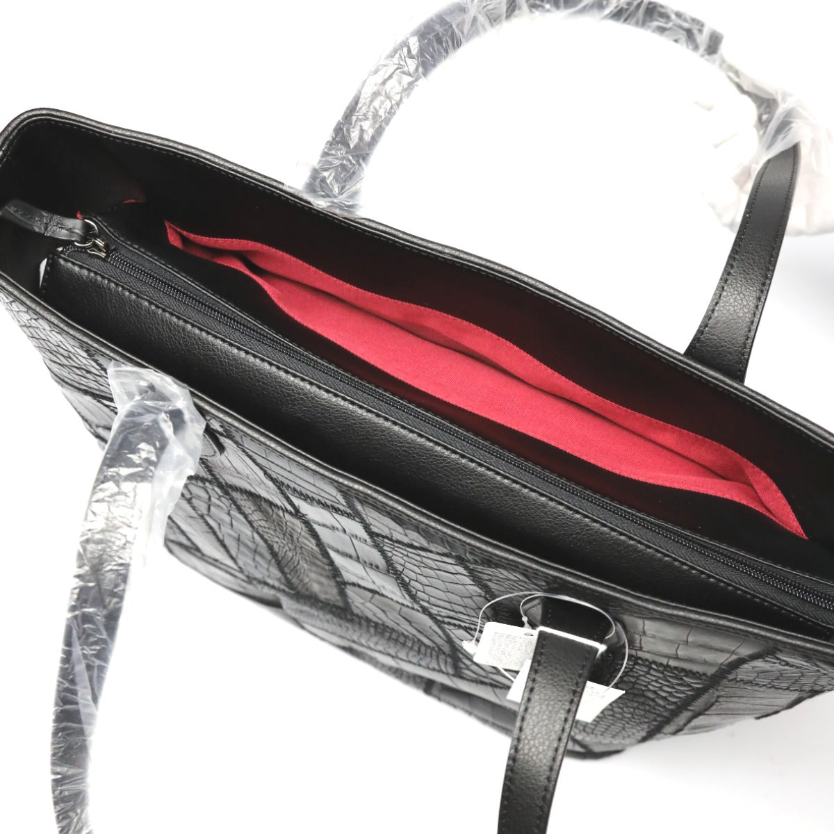 クロコダイル CROCODILE トートバッグ
天ファスナー パッチワーク 軽量 クロコダイル LB-7001BLACKM ブラック 【SS】
