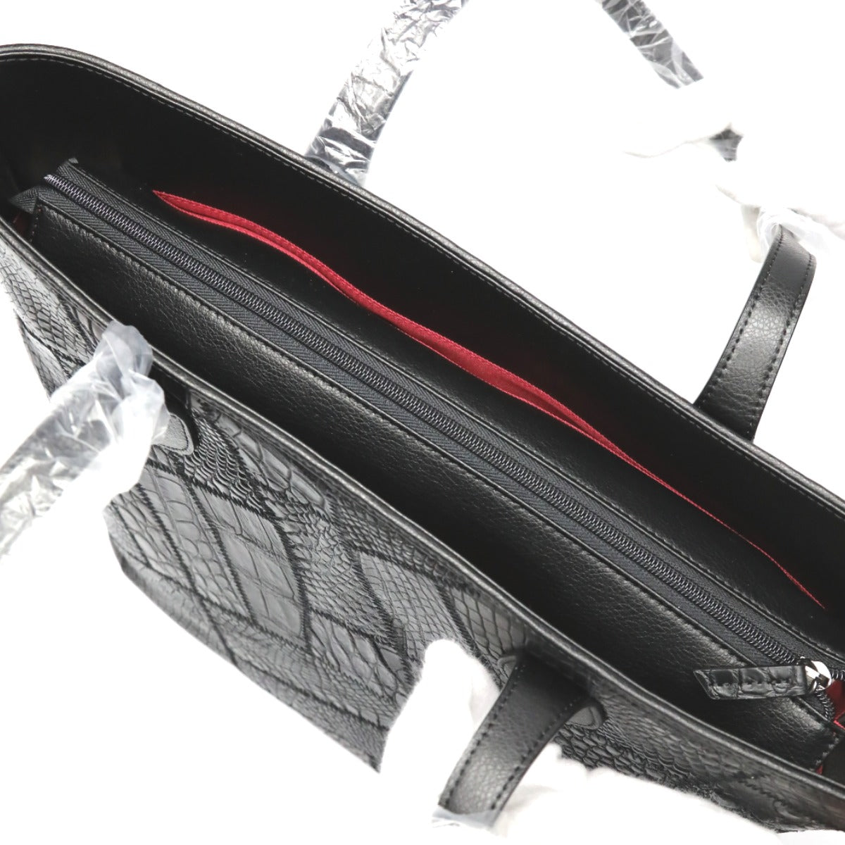 クロコダイル CROCODILE トートバッグ
天ファスナー パッチワーク 軽量 クロコダイル LB-7001BLACKM ブラック 【SS】