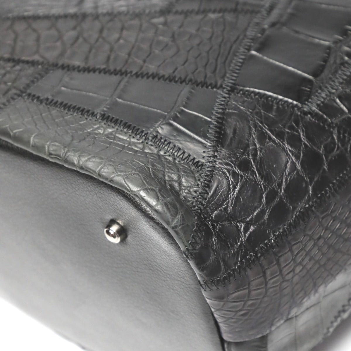クロコダイル CROCODILE トートバッグ
天ファスナー パッチワーク 軽量 クロコダイル LB-7001BLACKM ブラック 【SS】