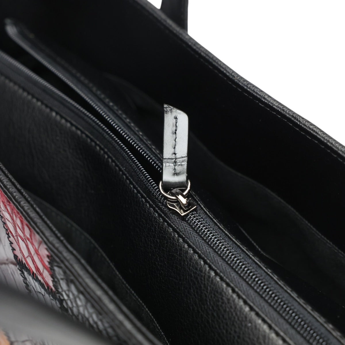 オーストリッチ ostrich トートバッグ
ショルダーバッグ マルチカラー ファスナー オーストリッチ LB-7001 ブラック 【SS】