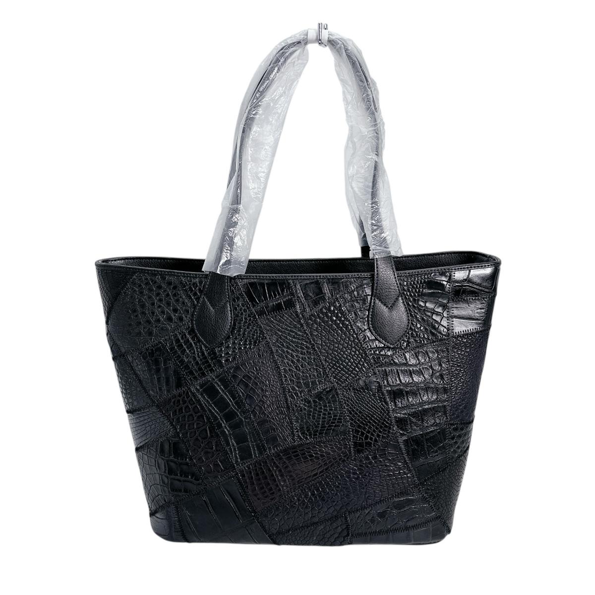 クロコダイル CROCODILE トートバッグ
天ファスナー パッチワーク 軽量 クロコダイル LB-7001BLACKM ブラック 【SS】