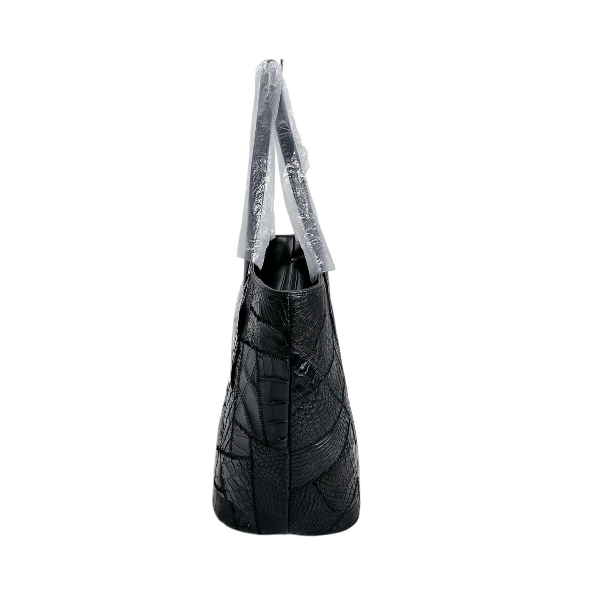 クロコダイル CROCODILE トートバッグ
天ファスナー パッチワーク 軽量 クロコダイル LB-7001BLACKM ブラック 【SS】