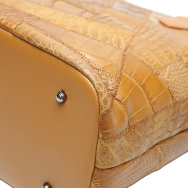 CROCODILE Shoulder Bag
Tote bag with zipper, patchwork, crocodile LB-7001 Cognac COGNAM