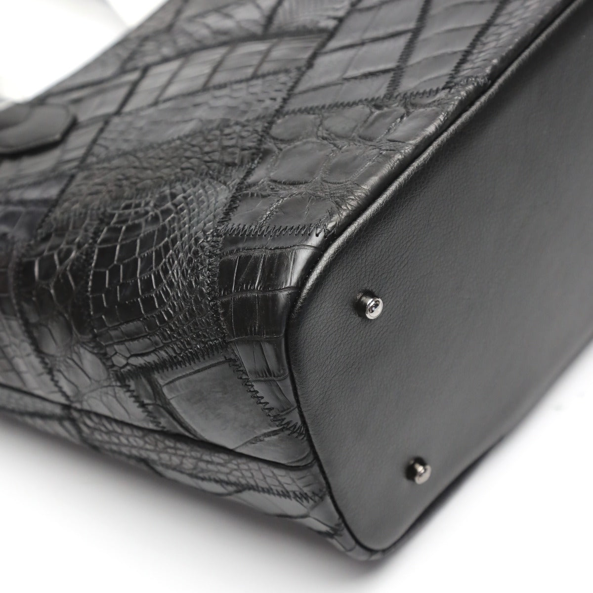 クロコダイル CROCODILE トートバッグ
天ファスナー パッチワーク 軽量 クロコダイル LB-7001BLACKM ブラック 【SS】