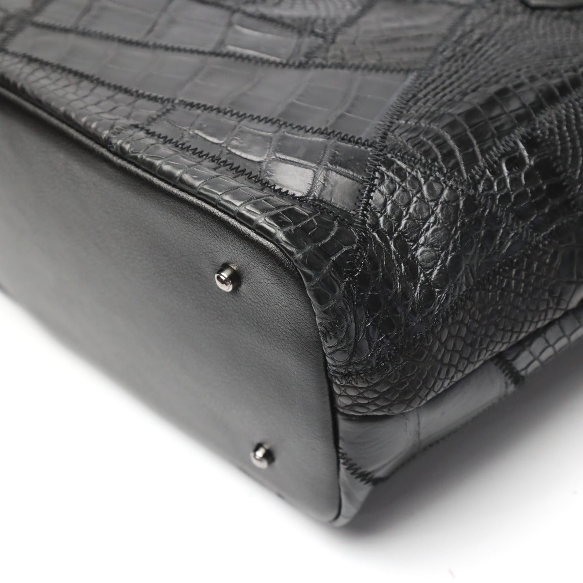 クロコダイル CROCODILE トートバッグ
天ファスナー パッチワーク 軽量 クロコダイル LB-7001BLACKM ブラック 【SS】