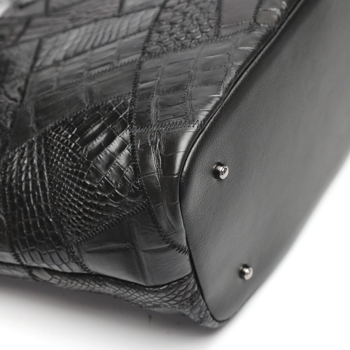クロコダイル CROCODILE トートバッグ
天ファスナー パッチワーク 軽量 クロコダイル LB-7001BLACKM ブラック 【SS】