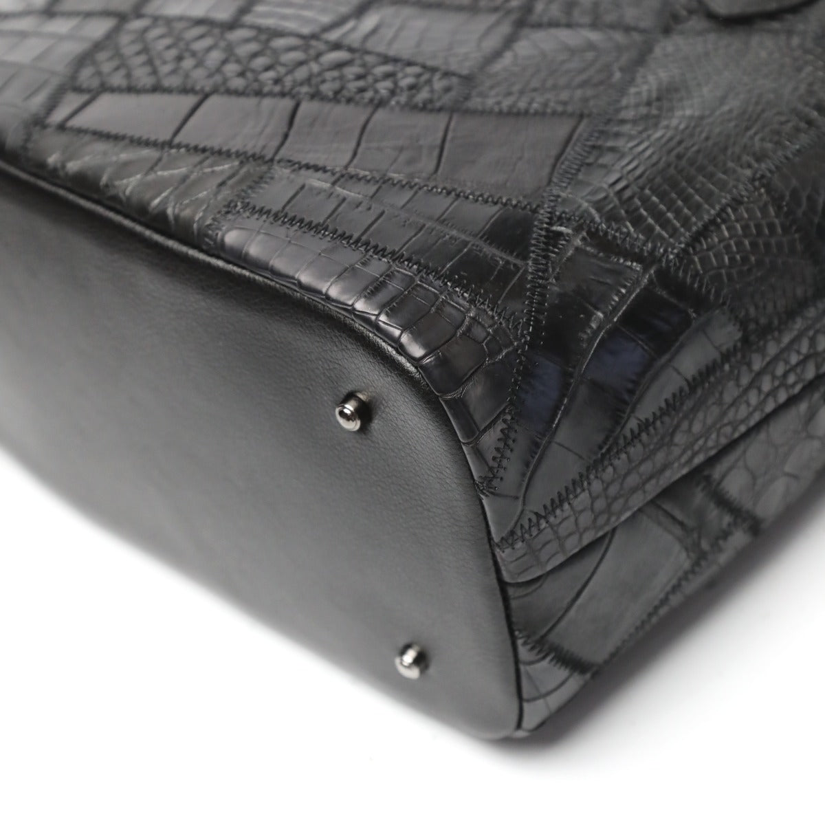 クロコダイル CROCODILE トートバッグ
天ファスナー パッチワーク 軽量 クロコダイル LB-7001BLACKM ブラック 【SS】