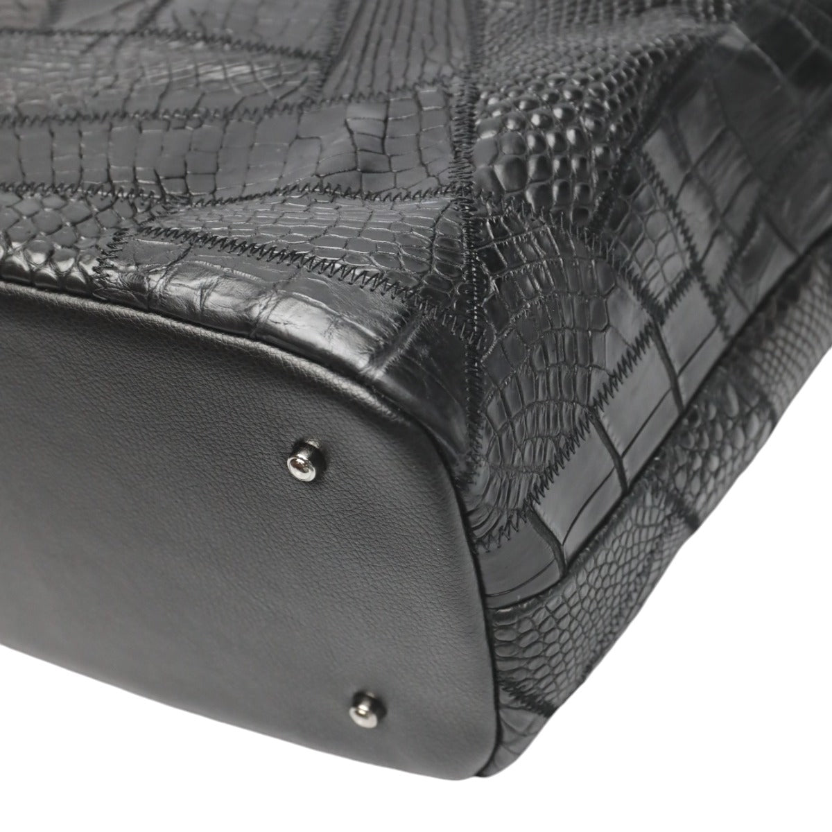 クロコダイル CROCODILE トートバッグ
天ファスナー パッチワーク 軽量 クロコダイル LB-7001BLACKM ブラック 【SS】
【中古】