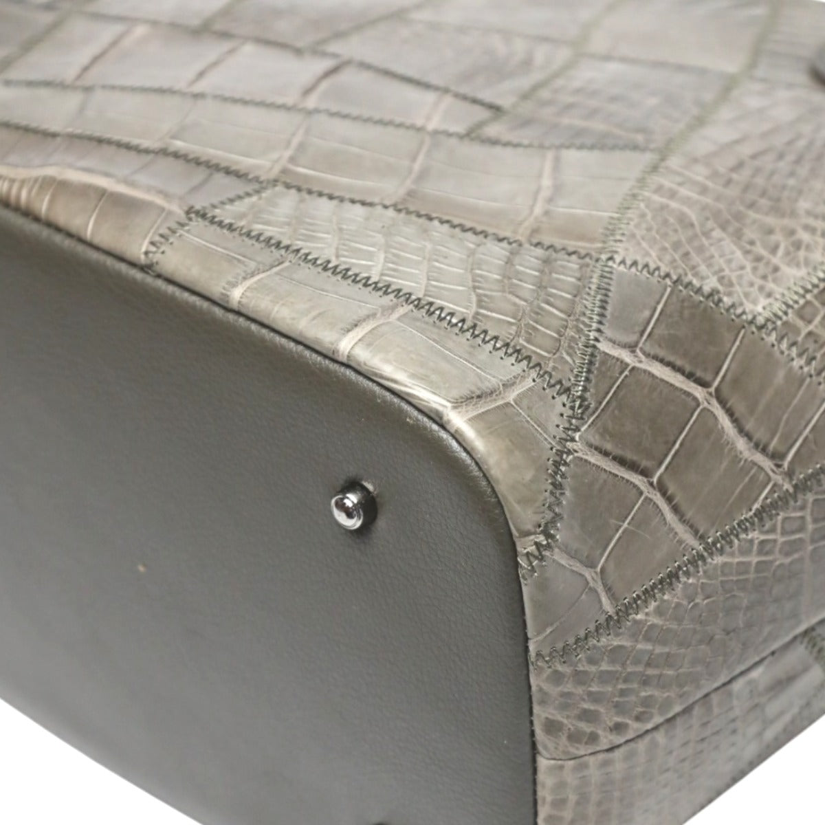 クロコダイル CROCODILE トートバッグ
天ファスナー パッチワーク 軽量 クロコダイル LB-7001 マットグレー 【SS】