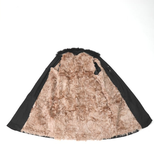 ファーコート Fur Court その他アウター
Kanebo Silkコート ラビットファー ブラック 【H】
【中古】