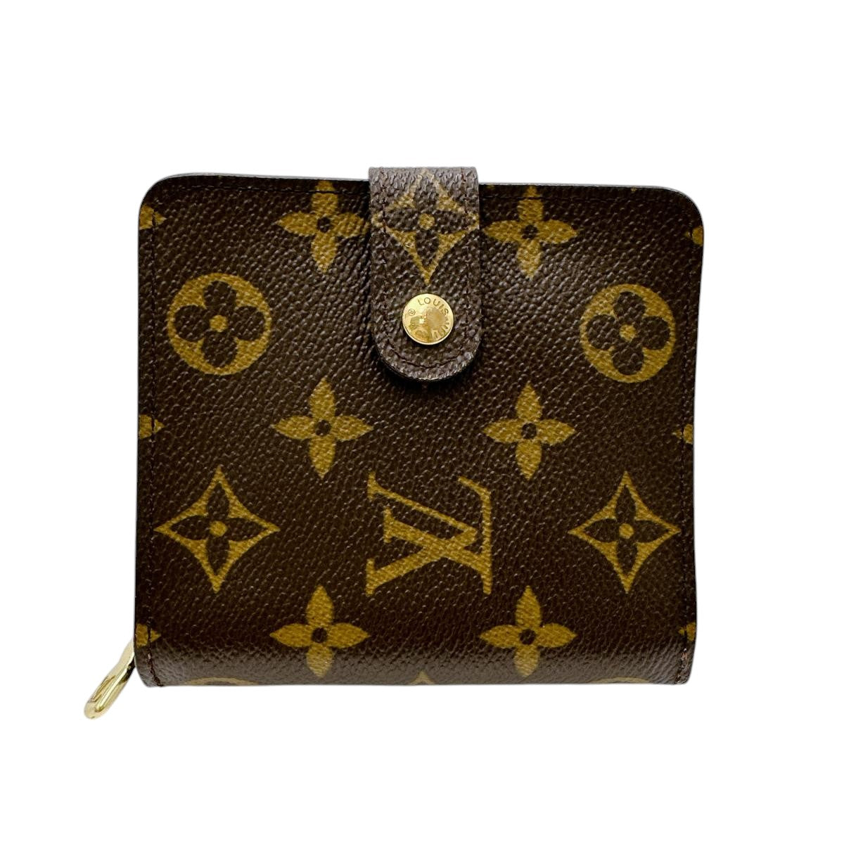 ルイヴィトン LOUIS VUITTON 二つ折り財布
カード用ポケットファスナー付 モノグラム コンパクトジップ モノグラムキャンバス M61667 ブラウン LV
【SS】
【中古】