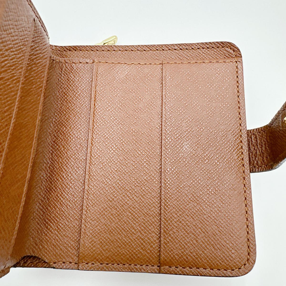 ルイヴィトン LOUIS VUITTON 二つ折り財布
カード用ポケットファスナー付 モノグラム コンパクトジップ モノグラムキャンバス M61667 ブラウン LV
【SS】
【中古】