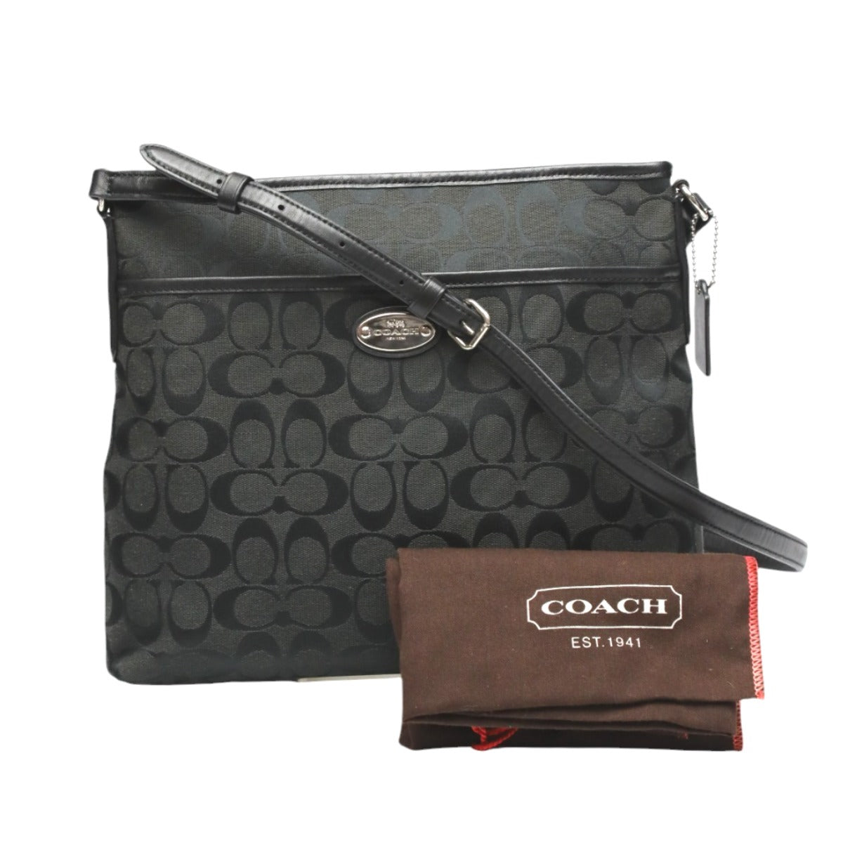 コーチ COACH ショルダーバッグ
ショルダーバック シグネチャー キャンバス F36378 ブラック 【SS】
【中古】