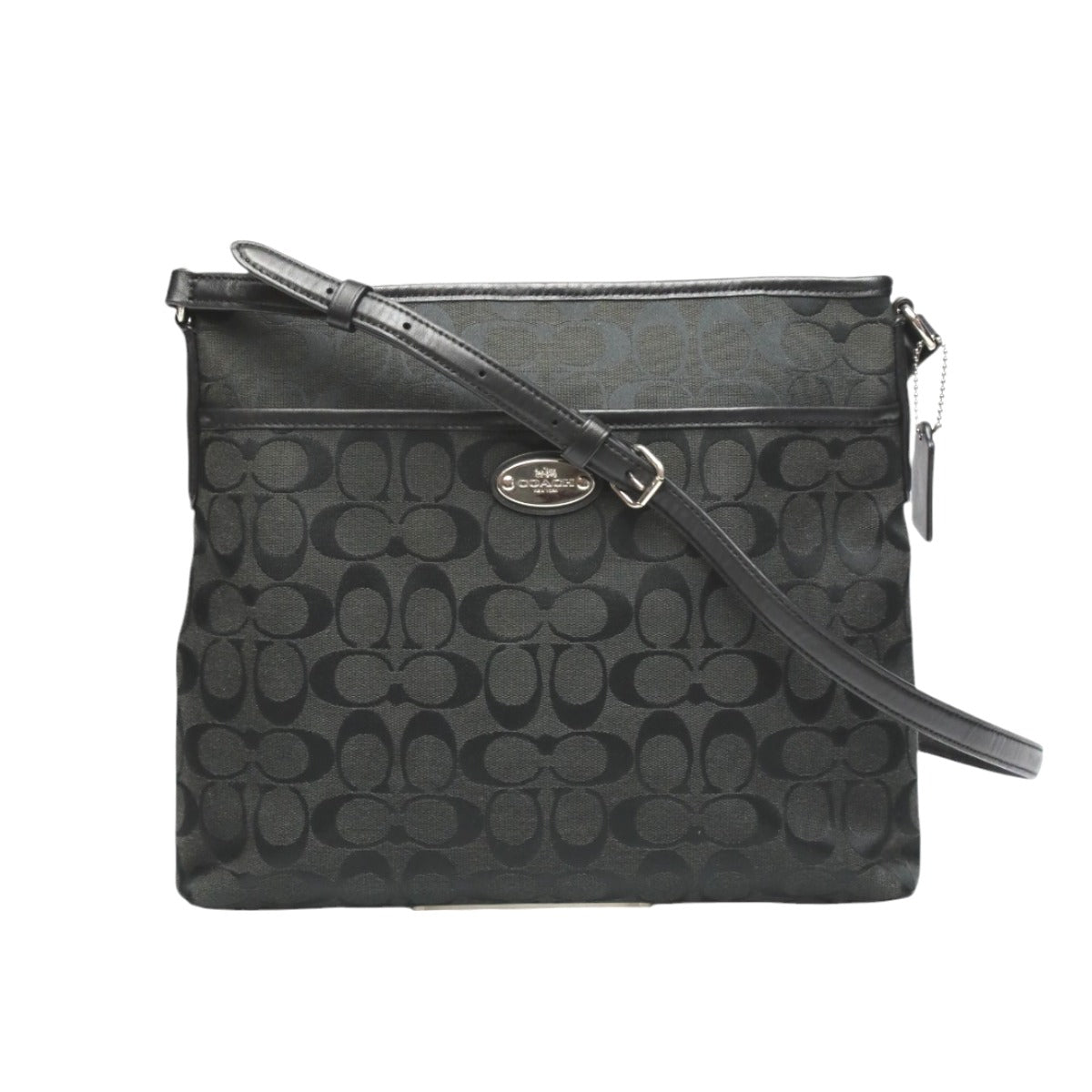 コーチ COACH ショルダーバッグ
ショルダーバック シグネチャー キャンバス F36378 ブラック 【SS】
【中古】