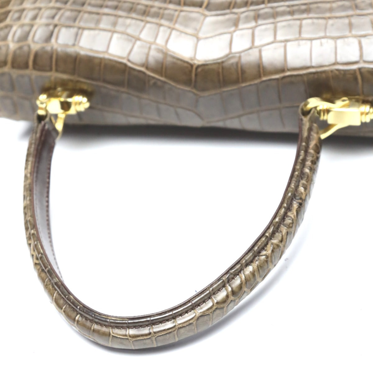 クロコダイル CROCODILE トートバッグ
ハンドバッグ クロコ マット クロコダイル ブラウン 【H】
【中古】