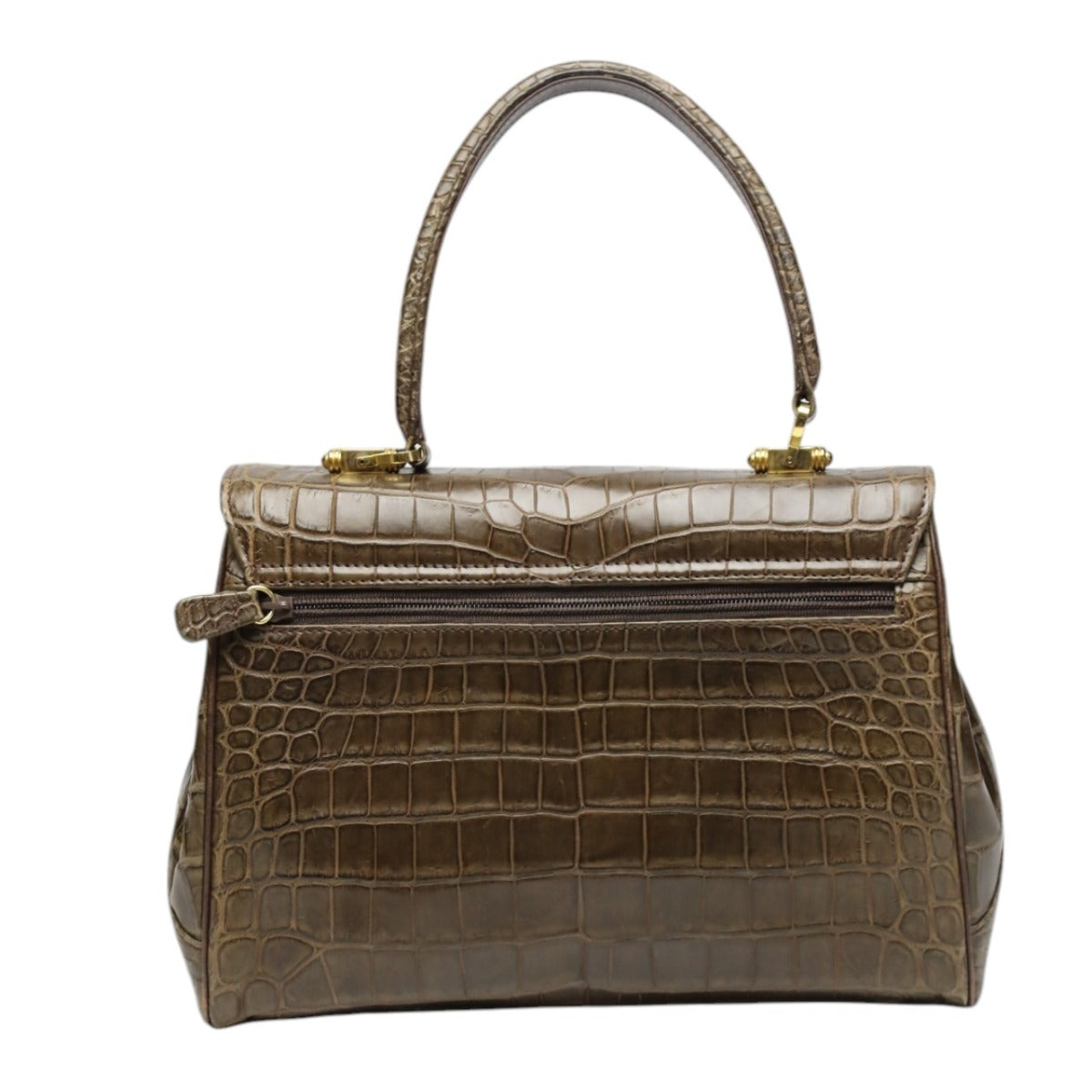 クロコダイル CROCODILE トートバッグ
ハンドバッグ クロコ マット クロコダイル ブラウン 【H】
【中古】