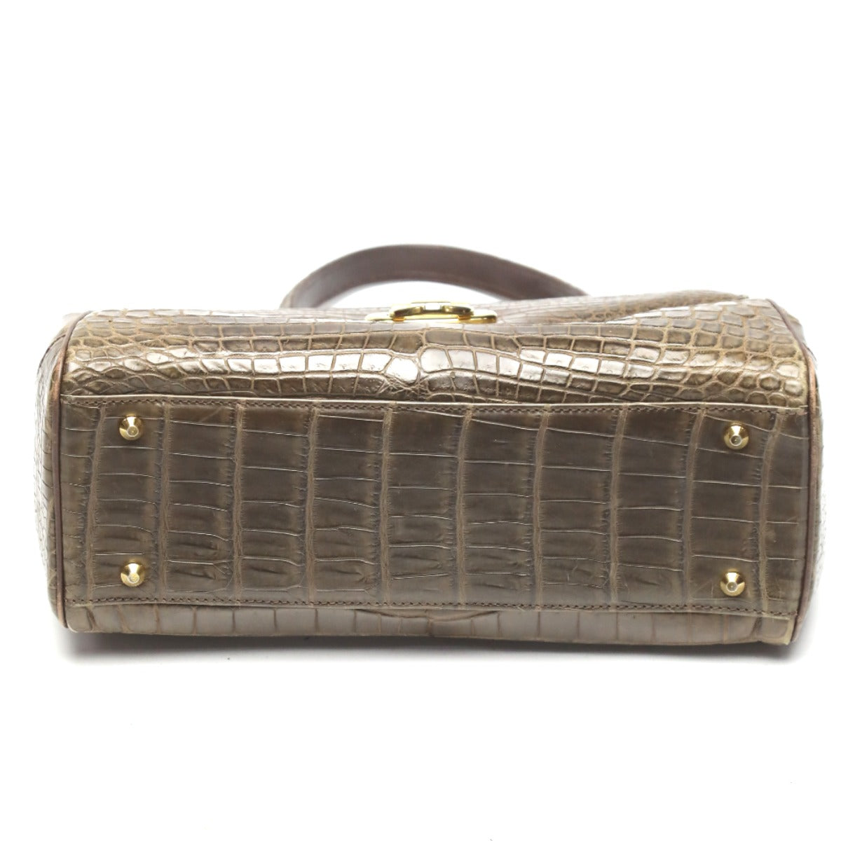 クロコダイル CROCODILE トートバッグ
ハンドバッグ クロコ マット クロコダイル ブラウン 【H】
【中古】