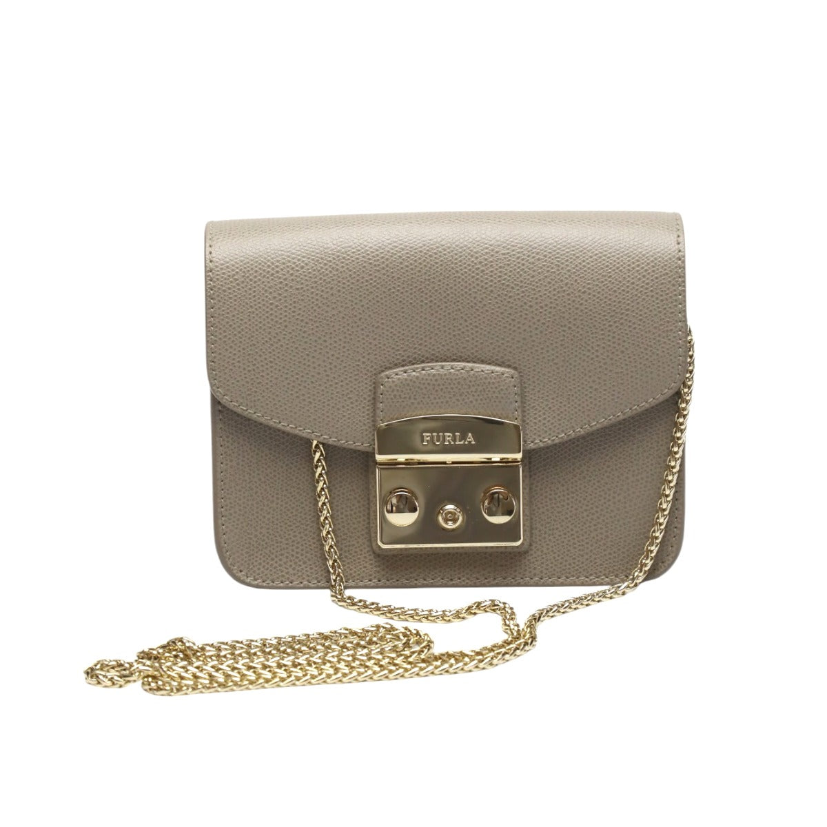 フルラ Furla ショルダーバッグ
チェーンショルダーバッグ ゴールド金具 メトロポリス レザー G6400/S2 グレージュ 【SS】
【中古】