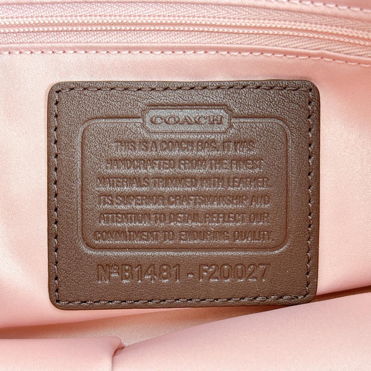 コーチ COACH ハンドバッグ
トートバッグ アシュリー ドット ナイロン B1481-F20027 ブラウン 【SS】
【中古】