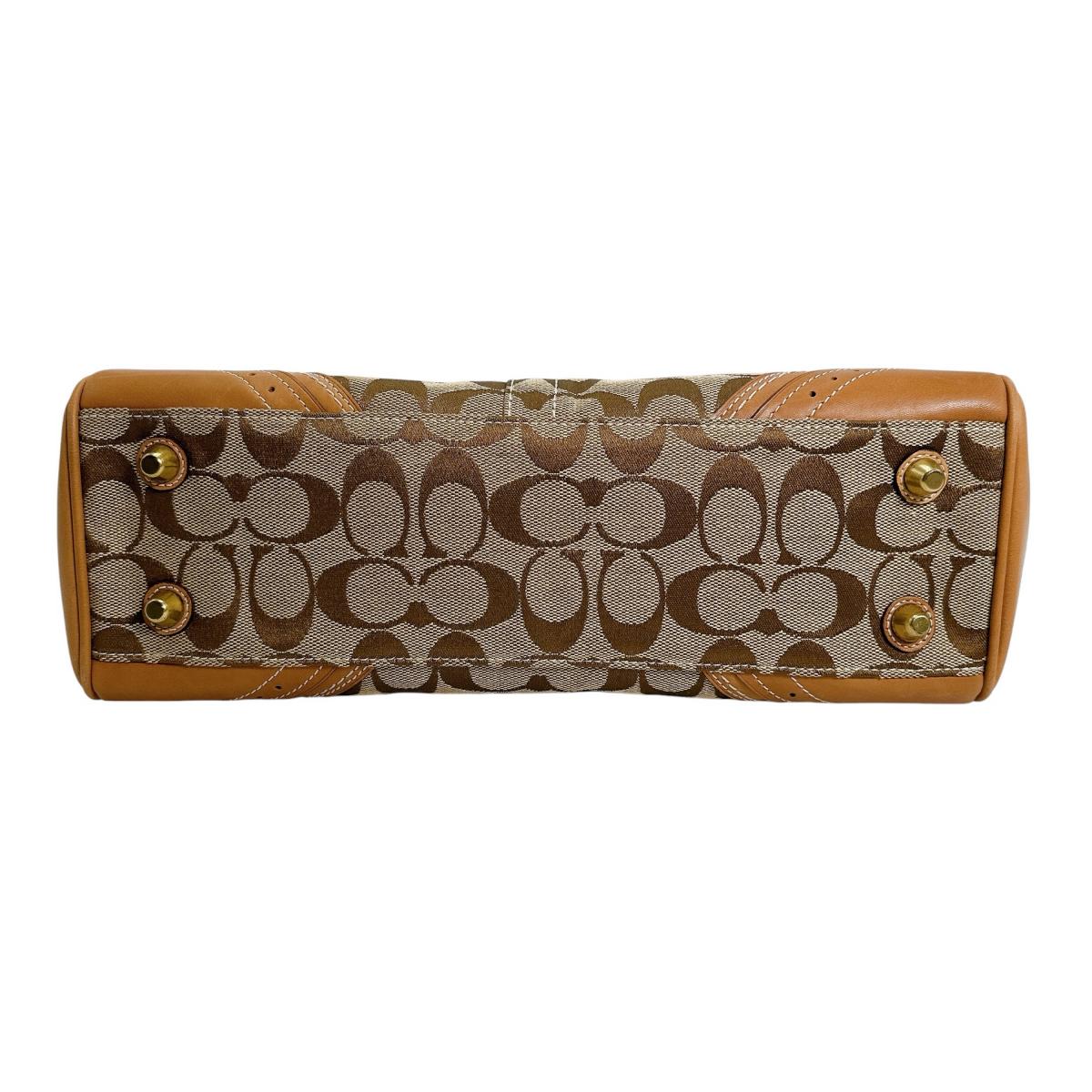 コーチ COACH ハンドバッグ
トートバッグ キャメル シグネクチャー キャンバス 10507 ブラウン 【SS】
【中古】