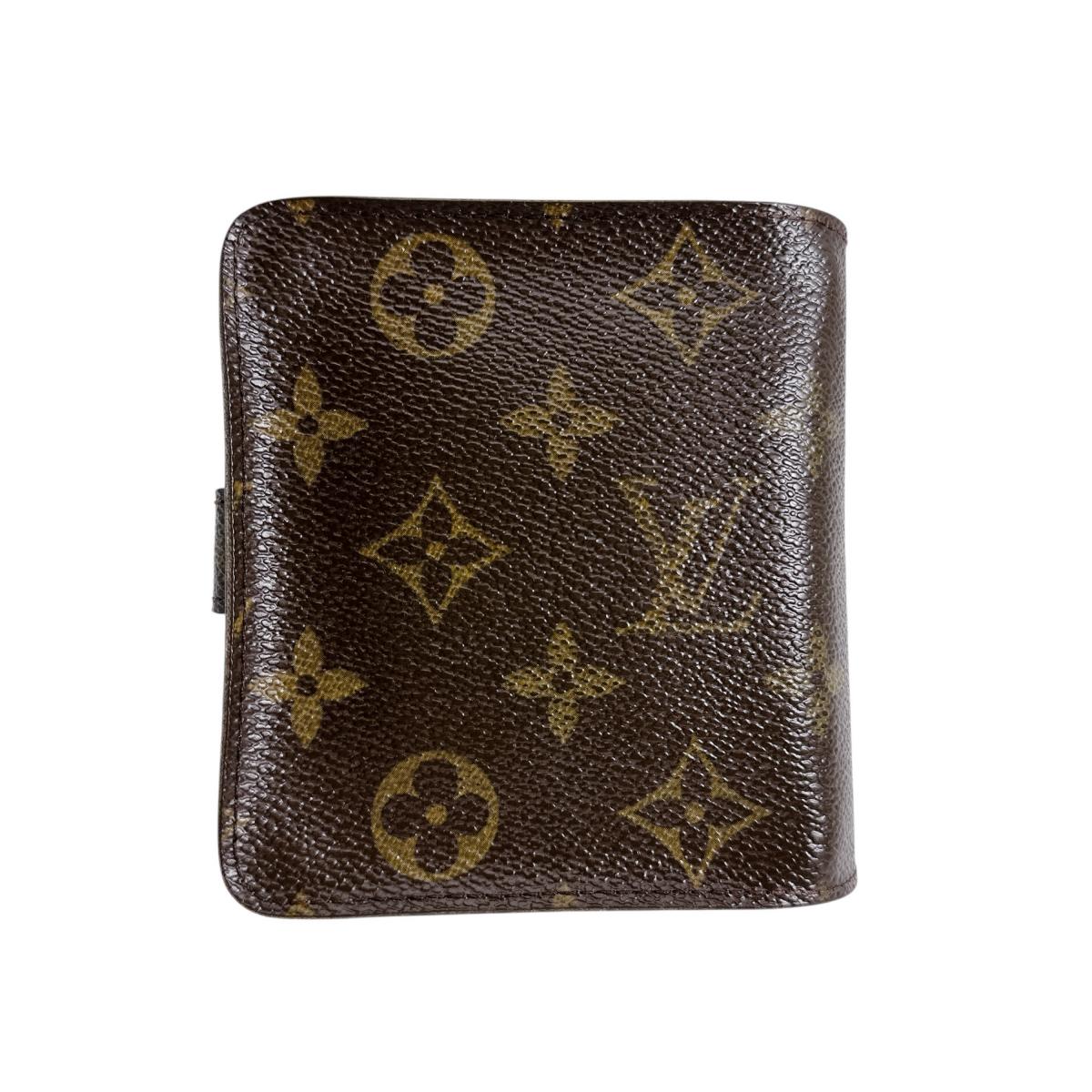 ルイヴィトン LOUIS VUITTON 二つ折り財布
カード用ポケットファスナー付 モノグラム コンパクトジップ モノグラムキャンバス M61667 ブラウン LV
【SS】
【中古】