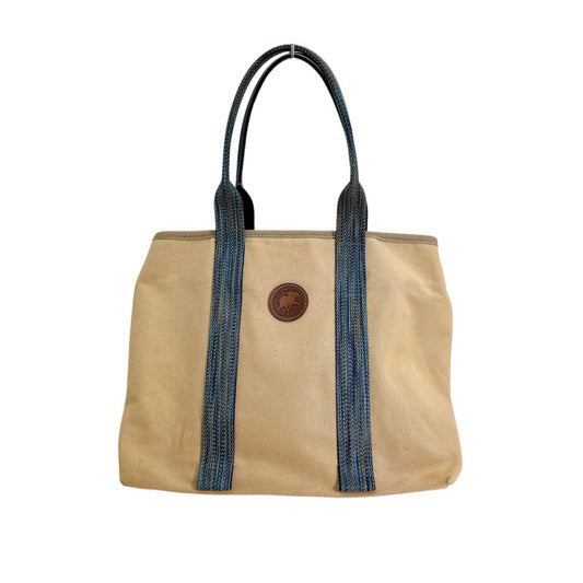 ハンティングワールド HUNTING WORLD トートバッグ
 トートバッグ ポーチ付き A4 キャンバス ベージュ 【SS】
 【中古】