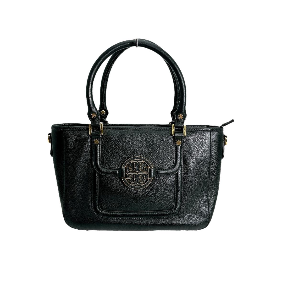 トリーバーチ Tory Burch ハンドバッグ
2WAYバッグ アマンダ ショルダーストラップ付 レザー ブラック 【SS】
【中古】