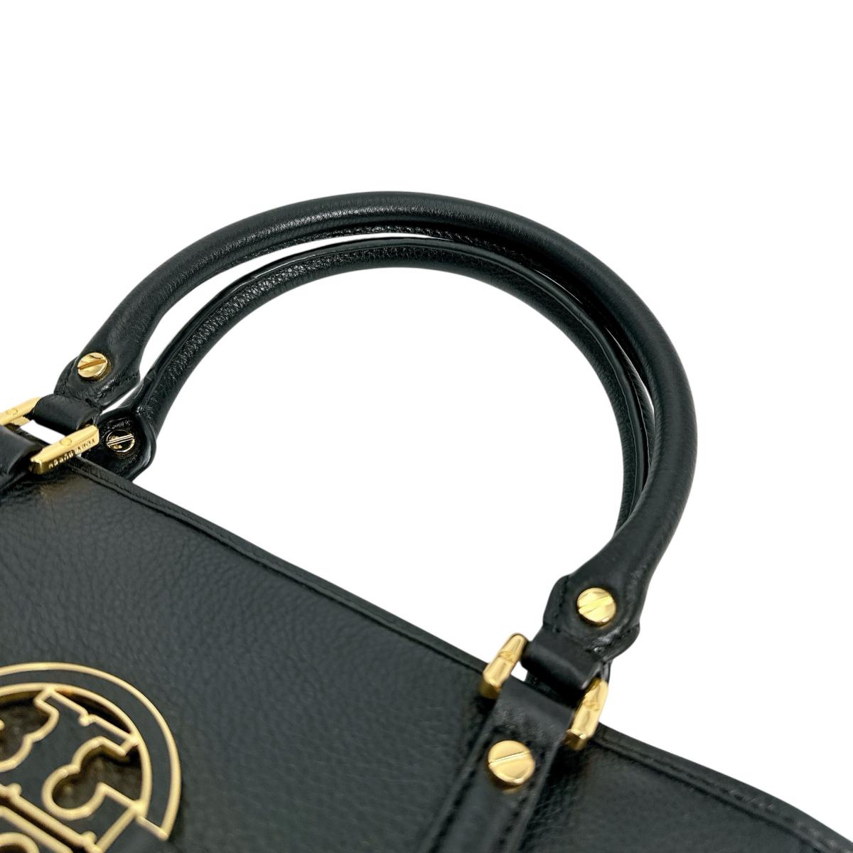 トリーバーチ Tory Burch ハンドバッグ
2WAYバッグ アマンダ ショルダーストラップ付 レザー ブラック 【SS】
【中古】