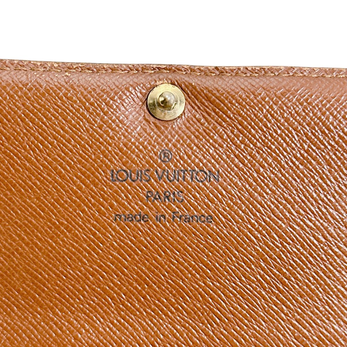 ルイヴィトン LOUIS VUITTON 二つ折り財布
L字ファスナー モノグラム ポルトモネビエ・トレゾール モノグラムキャンバス M61736 ブラウン LV
【SS】
【中古】