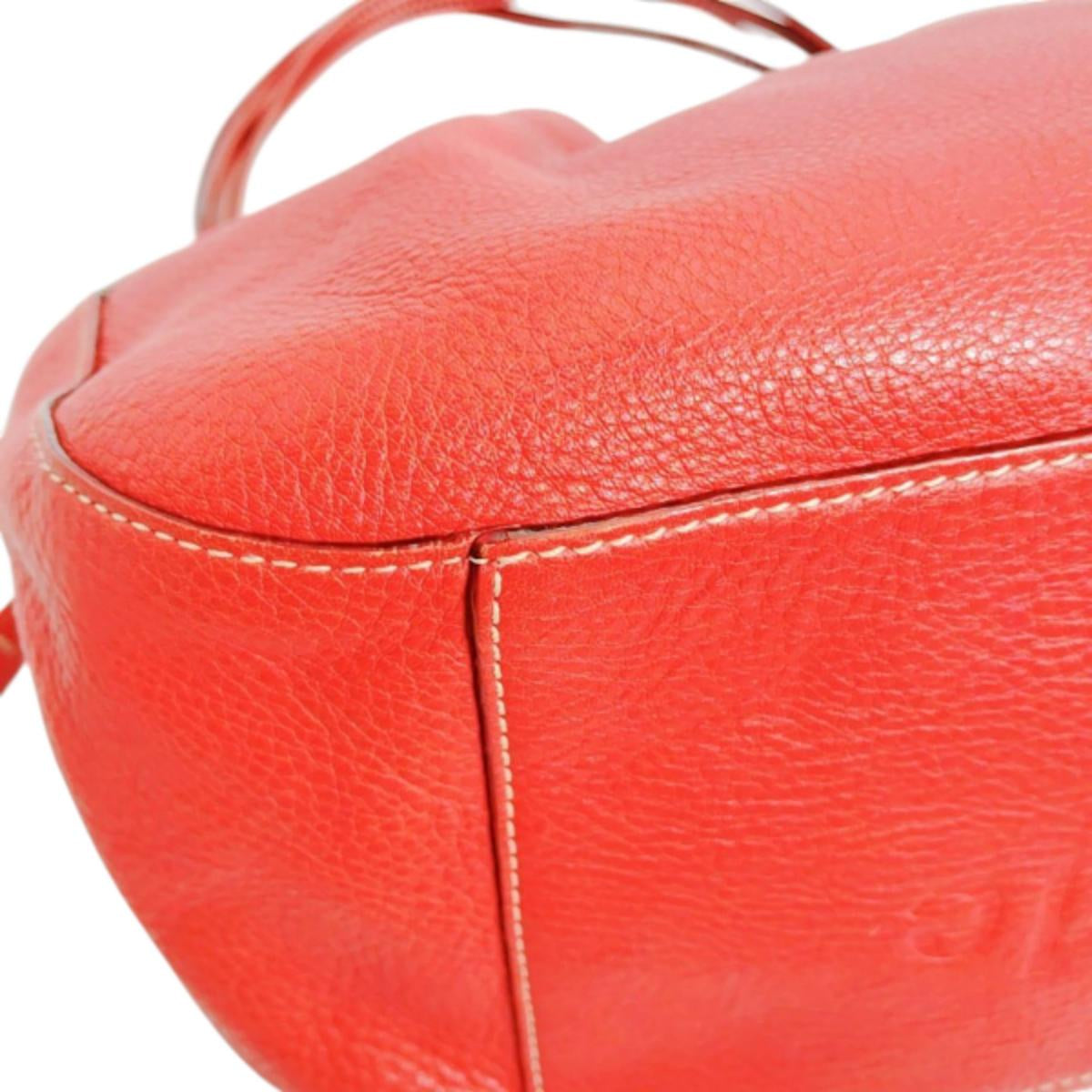 ケイトスペード Kate Spade ハンドバッグ
トートバッグ 巾着型 レザー レッド 【SS】
【中古】