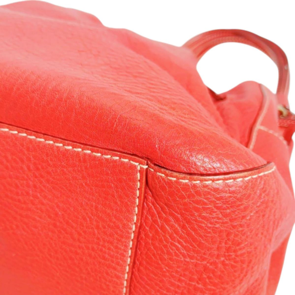 ケイトスペード Kate Spade ハンドバッグ
トートバッグ 巾着型 レザー レッド 【SS】
【中古】