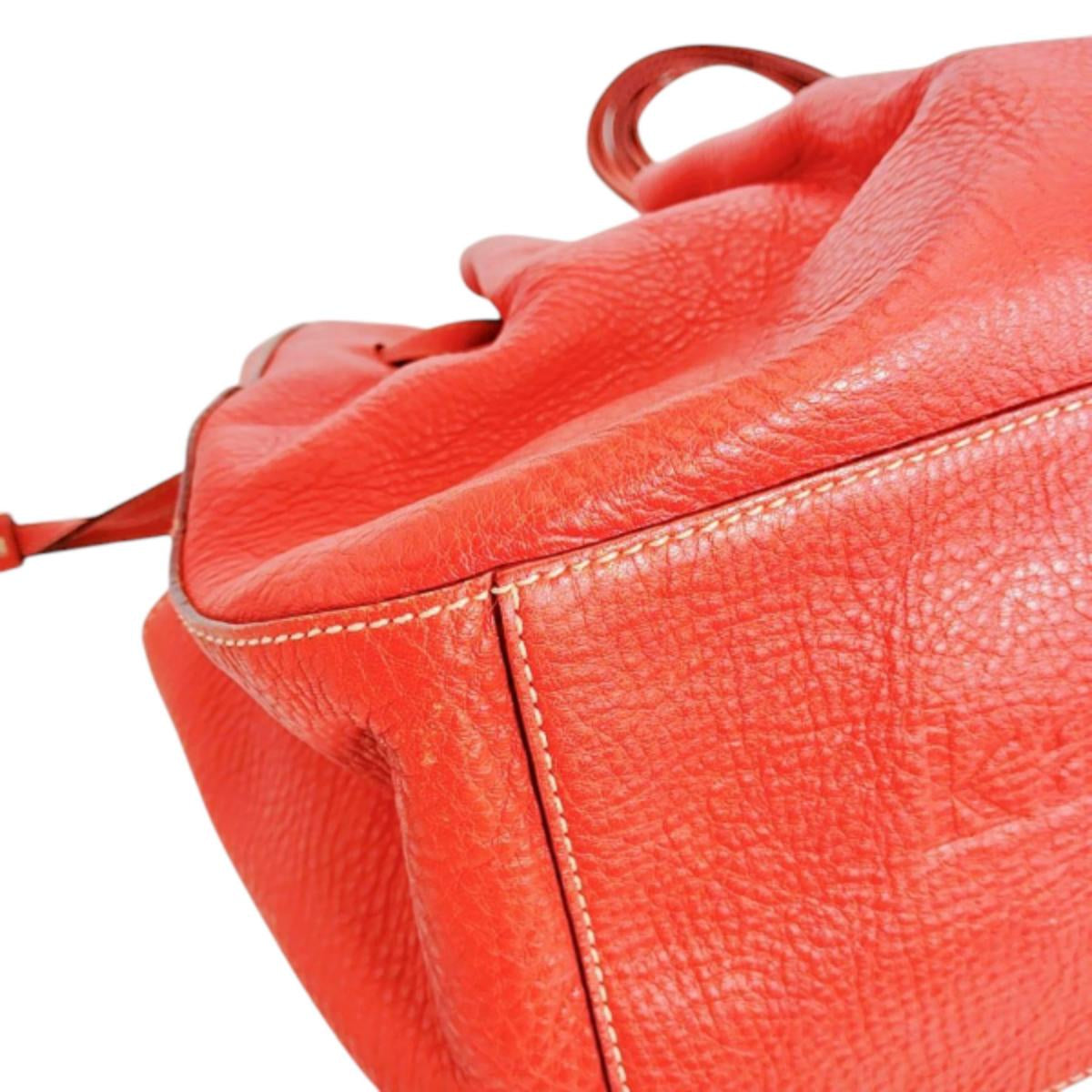 ケイトスペード Kate Spade ハンドバッグ
トートバッグ 巾着型 レザー レッド 【SS】
【中古】