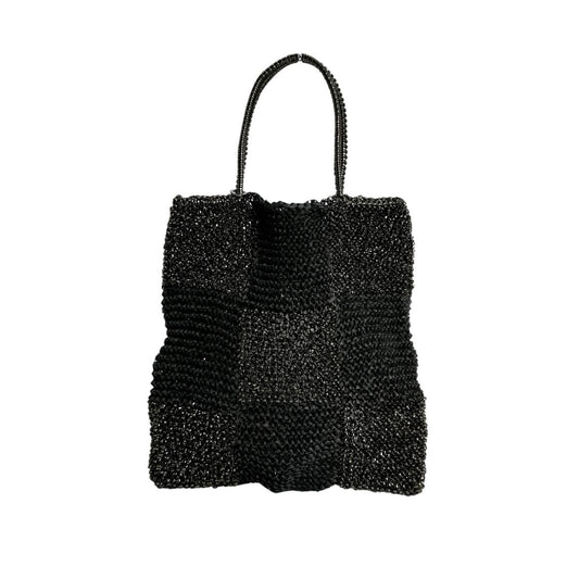 アンテプリマ ANTEPRIMA ハンドバッグ
 ワイヤーバッグ パーティー ワイヤー ブラック 【SS】
 【中古】