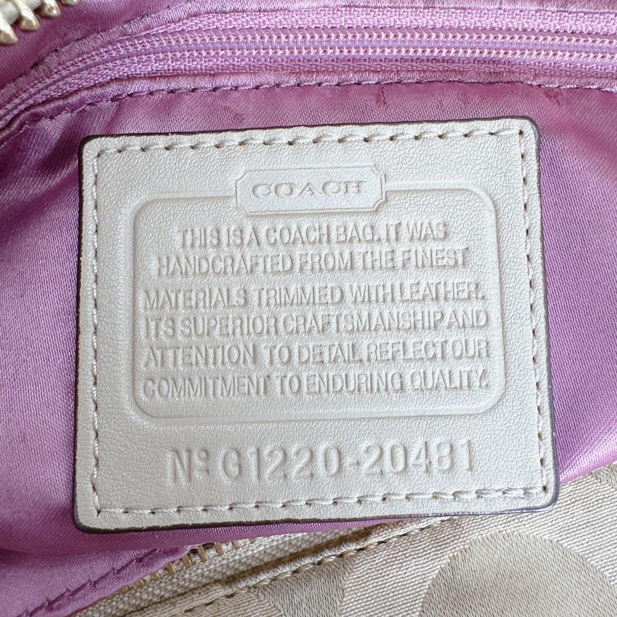 コーチ COACH ハンドバッグ
トートバッグ シグネチャー ナイロン G1220 ゴールド 【SS】
【中古】