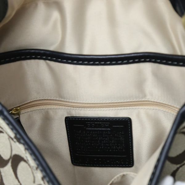コーチ COACH ショルダーバッグ
斜めかけ シグネチャー レザー 11436 ブラック×ベージュ 【SS】
【中古】