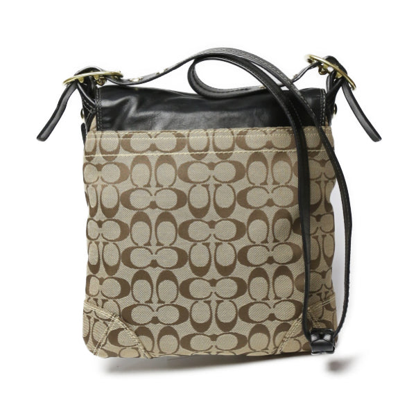 コーチ COACH ショルダーバッグ
斜めかけ シグネチャー レザー 11436 ブラック×ベージュ 【SS】
【中古】
